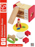 Hape Wooden Doll House Furniture Children's Room with Accessories