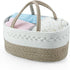 PandaEar Portable Baby Diaper Caddy Organizer, Cotton Rope Diaper Caddy for Newborn Infants - Brown