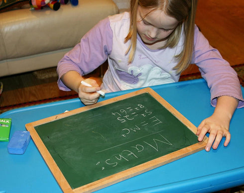 Toys of Wood Oxford TOWO Wooden Easel for Children Foldable Double Boards Magnetic Shapes Letters Numbers and Paper
