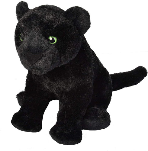Wild Republic Jaguar Black Cuddlekins Stuffed Animal - 12 Inches, Plush Toy Gift for Kids