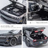 1/32 Dodge Challenger Hellcat Alloy Toy Car Model with Light and Sound, Pull Back Collectible Model Cars for Boys 3+