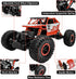 1:18 2.4Ghz 4WD 2 Cheerwing Rock Crawler Remote Control Car Off Road RC Monster Truck Battery(Red)