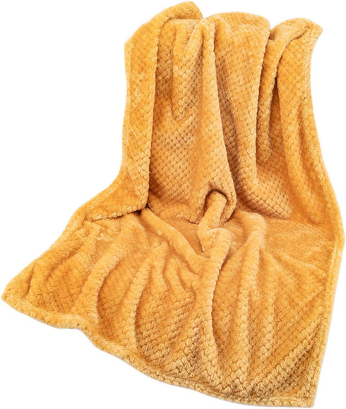 Fuzzy Blanket for Baby, Soft Warm Cozy Coral Fleece Toddler Receiving Blanket for Crib, Stroller, Travel