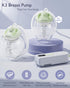 K3,Portable 9 Levels,3 15-24mm Hands Free Breast Pump Breastfeeding Pumps with Modes & Fine-Tuned Rhythms,Leak-Proof