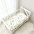 miaozhen 1 Pack 52x28 Cotton Baby Crib Sheets for Boys Girls Comfy Breathable Baby Green Playful Duck Toddler Mattress
