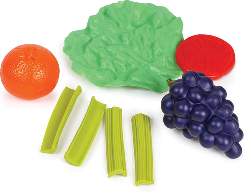 17 3+ Learning Resources Healthy Lunch Basket - Pieces, Ages Pretend Play Food for Toddlers, Preschool Learning Toys