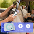 BeeChip 360 Baby Car Mirror with Remote Control Light, Shatterproof, Adjustable Wide View with Night Vision, Easy
