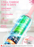 2000mAh 360 Electric Baby Bottle Brush Cleaner, Baby Travel Bottle Cleaner Kit- Rechargeable Silicone Brush, Drying