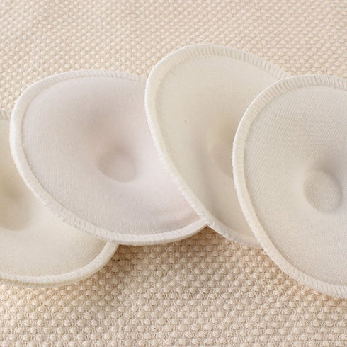 Cnrfeoap 4pieces Washable Breathable Absorbency Breast Pads Anti-Overflow Maternity Nursing Pad Baby Feeding