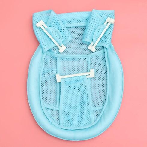 Comfortable Adjustable Bath Seat - Blue with Random Button Colors