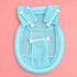 Comfortable Adjustable Bath Seat - Blue with Random Button Colors