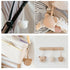 Cute Silicone Pacifier Holder Case for Travel - Milk Tea Color
