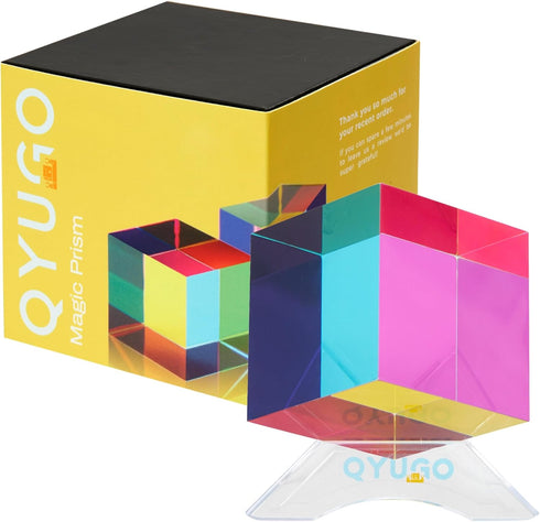 QYUGO Color Cube in Acrylic (50mm) Acrylic CMY Color Mixing Desk Toy