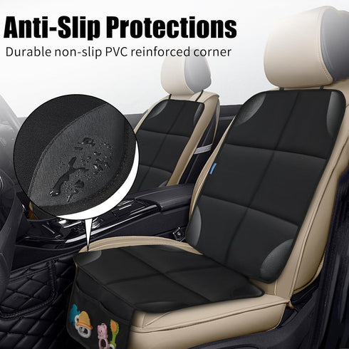 1 Pack Car Seat Protector for Child Carseat, Protect Car Seat Cover for Baby with Thickest Padding and Non-Slip Padded