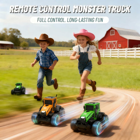 great dachong 1:14 2.4 4WD 6+ Remote Control Monster Truck Toys: Amphibious RC Tractor Toy, GHz RC Cars, All Terrain