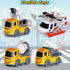 1 2 3 Old,5 1 12-18M+ Toddlers Truck Toys,Boy Toys Gifts for Years in Construction Transport Truck with Lights