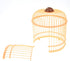 PowerTRC Singing & Chirping Bird in Cage, Realistic Sounds & Movements, Battery Operated, 10” x 7”