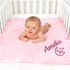 XJoyBloush -36" 36" Personalized Baby Blanket with Embroidered Name,Custom Baby Receiving Blankets Soft Fleece Toddler