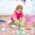 Tagitary Beach Sand Toys Set for Kids 3-10, Bucket Watering Can Shovel Rake Sand Molds with Beach Shell Bag
