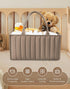 2-Pack SWEET DOLPHIN Quilted Diaper Caddy Organizer Premium Puffer Style Nursery Storage Bins Water-Resistant