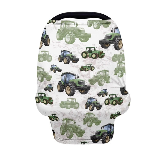 Binienty Womens Nursing Cover Breastfeeding Scarf, Truck Tractor Print Baby Car Seat Covers