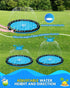 BoucyBudy 67" 1-3 4-8, Summer Splash Pad for Kids and Dogs, Non-Slip Sprinkler Play Mat, Outdoor Water Toys
