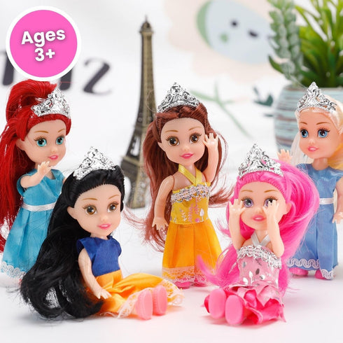 Liberty Imports Little Royal Princess Toddler Dolls with Dresses - Girls Imaginative Pretend Play Collection