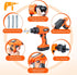 3 in 1 Kids Tool Bench - Zealous 79pcs Toddler Tool Set with Electronic Toy Drill for Boys Age 3+