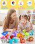 52 3-5, 10 PCS Dinosaur Alphabet Learning Toys for Toddlers Kids Different Dinosaur Figures, Double Sided ABC Matching