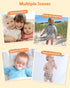 Pack 13 3-5 6 Pack 6pcs babygoal Large Cloth Diapers of for Year Toddlers, Cloth Diaper Covers with Inserts and Wet