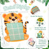 Capoda 24 Pack Jungle Animals Safari Theme Party Favors, Tic Tac Toe Strategic Board Game with Storage Bags