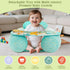 3-36 Upgraded Blublu Park Wider U-Shape Inflatable Sit Me Up Floor Seat for Baby Months, Travel Portable Baby Chair
