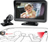 FEISIKE 4.3'' 150 360 5 Car Baby Camera, HD Infrared Night Vision Function Baby Car Camera Display, Backseat Camera