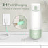 17 oz, 95F 131F, Portable Bottle Warmer for Travel, Temp Control to Rechargeable On The Go, Ideal for Travel, Outdoors