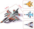 CORPER TOYS Airplane Toys Set, Die Cast Metal Military Fighter Jets, Pullback Plane Model, Pack of 4
