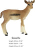 Playset 5-Piece FUNSHOWCASE African Jungle Wild Animals Toy Antelopes Figure Realistic Plastic Figurine Gifts for Kids
