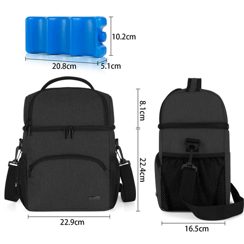 Pack, 6 9 Teamoy Breastmilk Cooler Bag with Ice Fits Baby Bottles Up to Ounce Bottle Bag, Upright Bottle Cooler