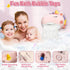 1-3 4-8, Infowush Baby Bath Toys, Unicorn Bath Bubble Machine Toddler Bath Toys for Kids Ages Interactive Bathtub