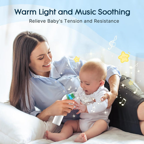Okimos 5 Nasal Aspirator for Baby,Electric Nose Suction for Baby Nose Sucker ,Rechargeable Nose Cleaner for Toddler