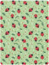 miaozhen 1 Pack 52x28 Cotton Baby Crib Sheets for Boys Girls Soft Breathable Green Playful Ladybugs Toddler Mattress