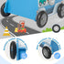 labebe 2-in-1 1-3 Baby Wooden Learning Walker, Toddler Push & Pull Toys Stroller Pushing Walker, Infant Sit to Stand