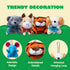 JOYIN 36 Pack Mini Animal Plush Toy Assortment (36 Units 3" Each), Bulk Stuffed Animals Party Favors for Kids