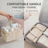 DNAMYJME Baby Diaper Caddy Organizer, Portable Corduroy Diaper Storage Basket with Handle, Baby Organizers and Storage