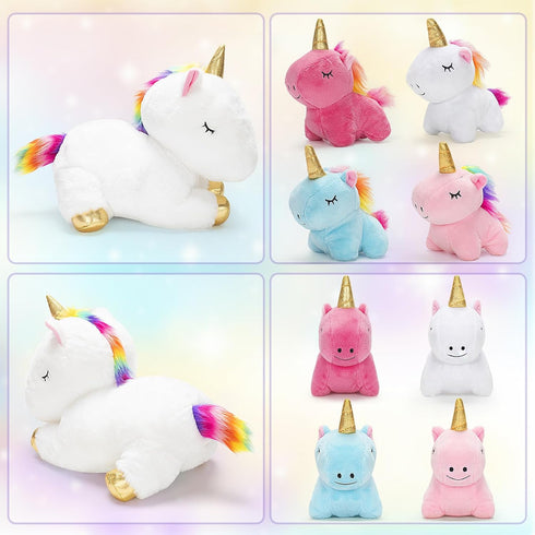 0 1 2 3 4 5 6 7 8+ Set, Mommy 4 Tummy, KIZZYEA Toys for Girls Ages Years, Unicorn Plush Toys Soft Unicorn Stuffed
