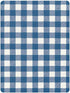 CZXW 52" 28" Navy Blue Checkered Crib Sheets Fitted x Natural Cotton Soft & Breathable for Baby Crib Mattress