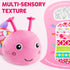 Infant Baby Musical Stuffed Animal Toys for 0-3-6-12 Months,Multi Sensory Toys with Crinkle and Rattles, Tummy Time Toys for Newborn Boys Girls, Caterpillar, Pink