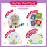 Nene Toys BALLFALL 4-in-1 Montessori Game with Colorful Sticks, Dice & Cards for Kids 3+ Years - Educational Wooden