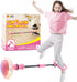 JOYIN Pink Ankle Skip Ball with Flashing Lights, Indoor & Outdoor Swing Toy for Kids, Birthday Gift for Ages 3+