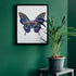 GLOBLELAND 120 Pcs Wooden Jigsaw Puzzles for Adults - Colorful Butterfly Shaped Puzzles