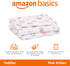 3-Piece Set, Amazon Basics Kid's Soft Easy-Wash Lightweight Microfiber Sheet Toddler, Pink Kitties